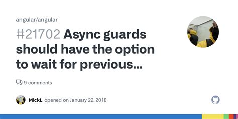 angular async wait|Async guards should have the option to wait for previous  .